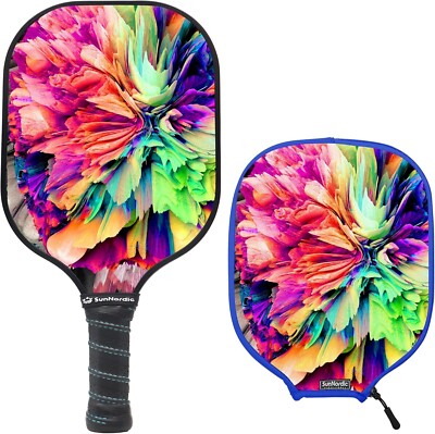 SunNordic Pickleball Paddles, USAPA Approved Carbon Fibre Surface Pickleball Set