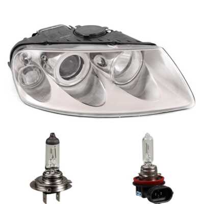Phare Avant Droite Halogène Pour Volkswagen Touareg 2002-2007 - Avec Moteur De Réglage, Neuf
