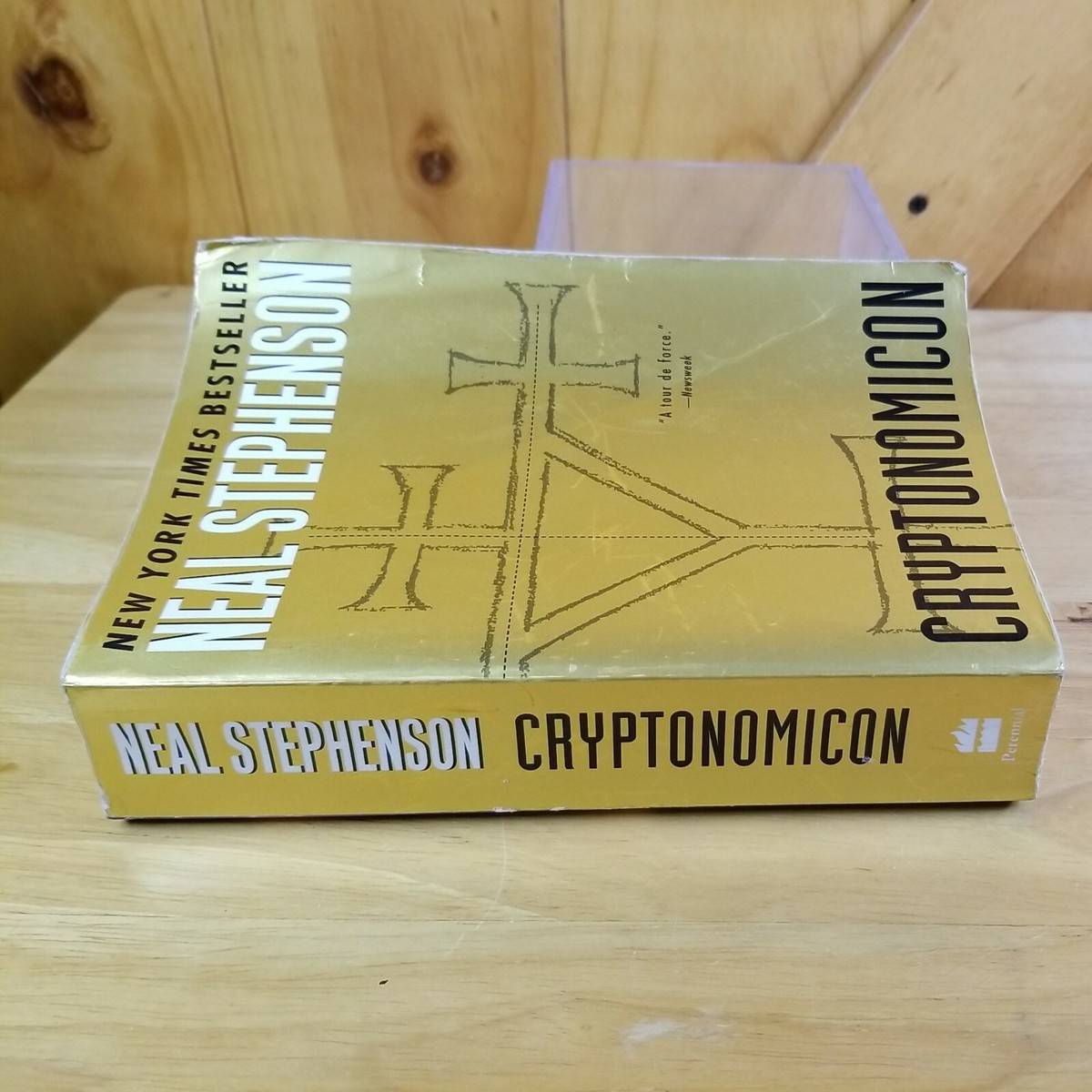 Cryptonomicon by Neal Stephenson, Paperback, Gold Cover, 1st Perennial  Edition 9780380788620| eBay