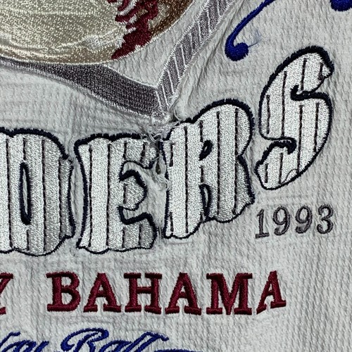 CUBS Tommy Bahama Chicago Mens Hawaiian Shirt 100% Silk Paradise Sliders XL MLB - Picture 9 of 11