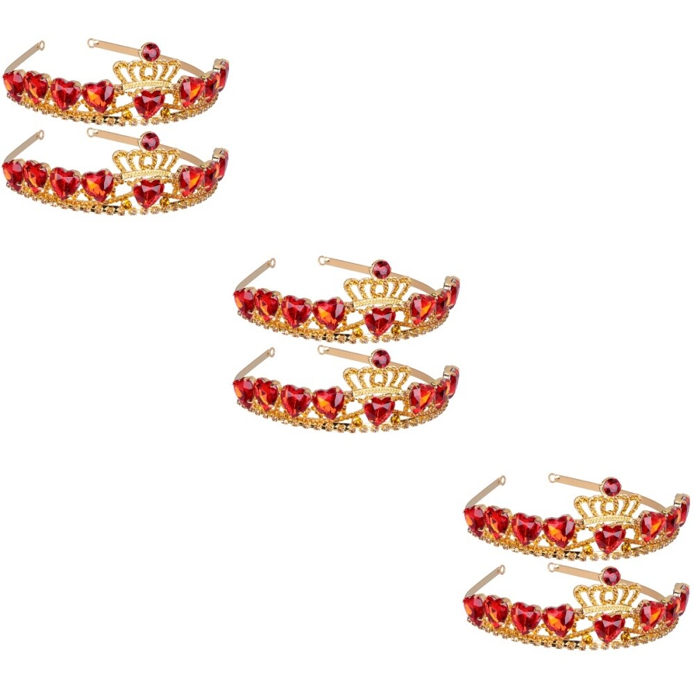 6 pcs Kids Tiara Bridal Tiara Alloy Headdress Crystal Tiara eBay