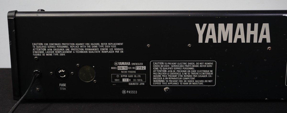 Yamaha CS-10 Vintage Analogue Monophonic Keyboard Synthesiser