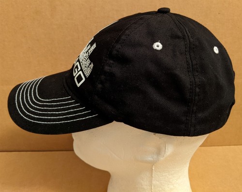 Chicago IL Skyline Black Baseball Hat Cap Adjustable Hook&Loop Cotton Adult - Picture 4 of 7