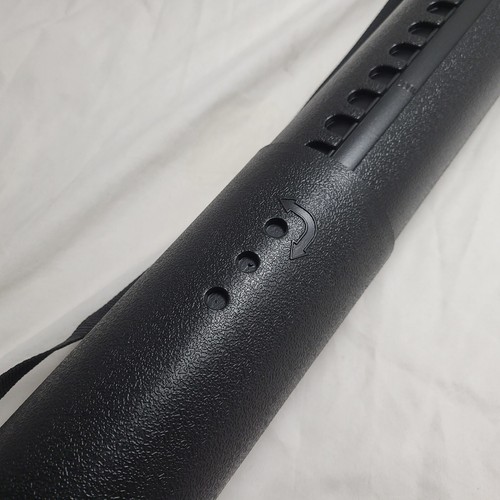 Black Hard Plastic 24" Artist Document/Artwork Carrying Tube w/Strap 44" Expands - Picture 4 of 8