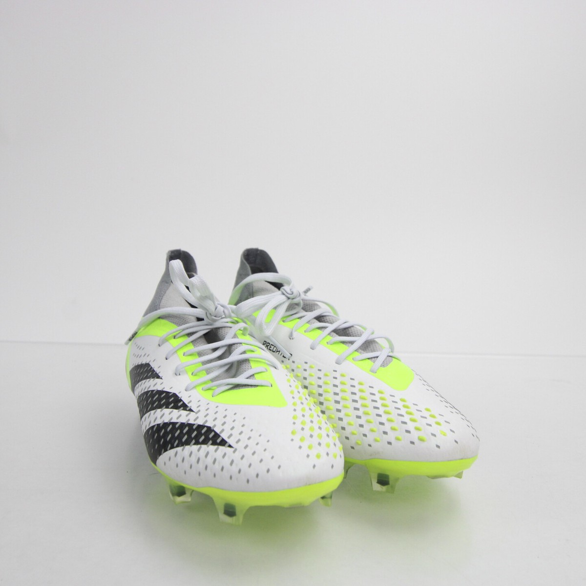 adidas Soccer Cleat Men's White/Lime Green Used