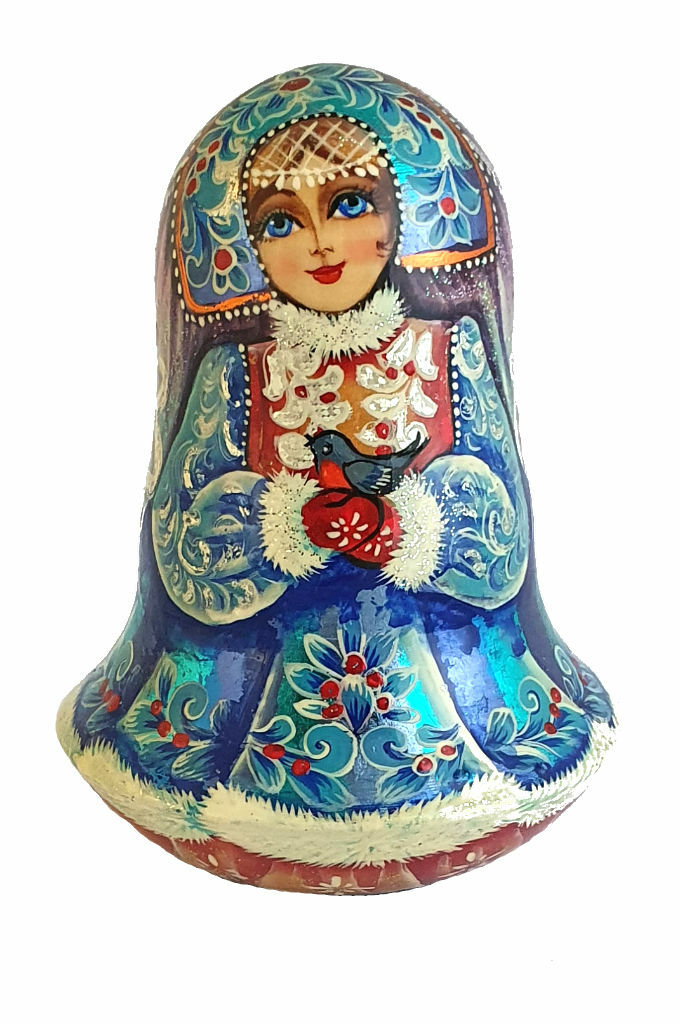 Poupée culbuto soviétique. Couleur rare. Poupée soviétique vintage. Jouet rouge. Cadeau de Noël. - France