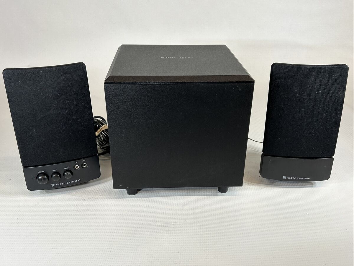 Altec Lansing Powered Audio Subwoofer And Speakers Audio Altec Lansing Powered Audio Subwoofer And Speakers Audio