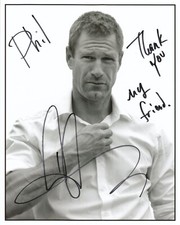 Aaron Eckhart Original Signed Autographed 8x10 photo with Full Signing Details