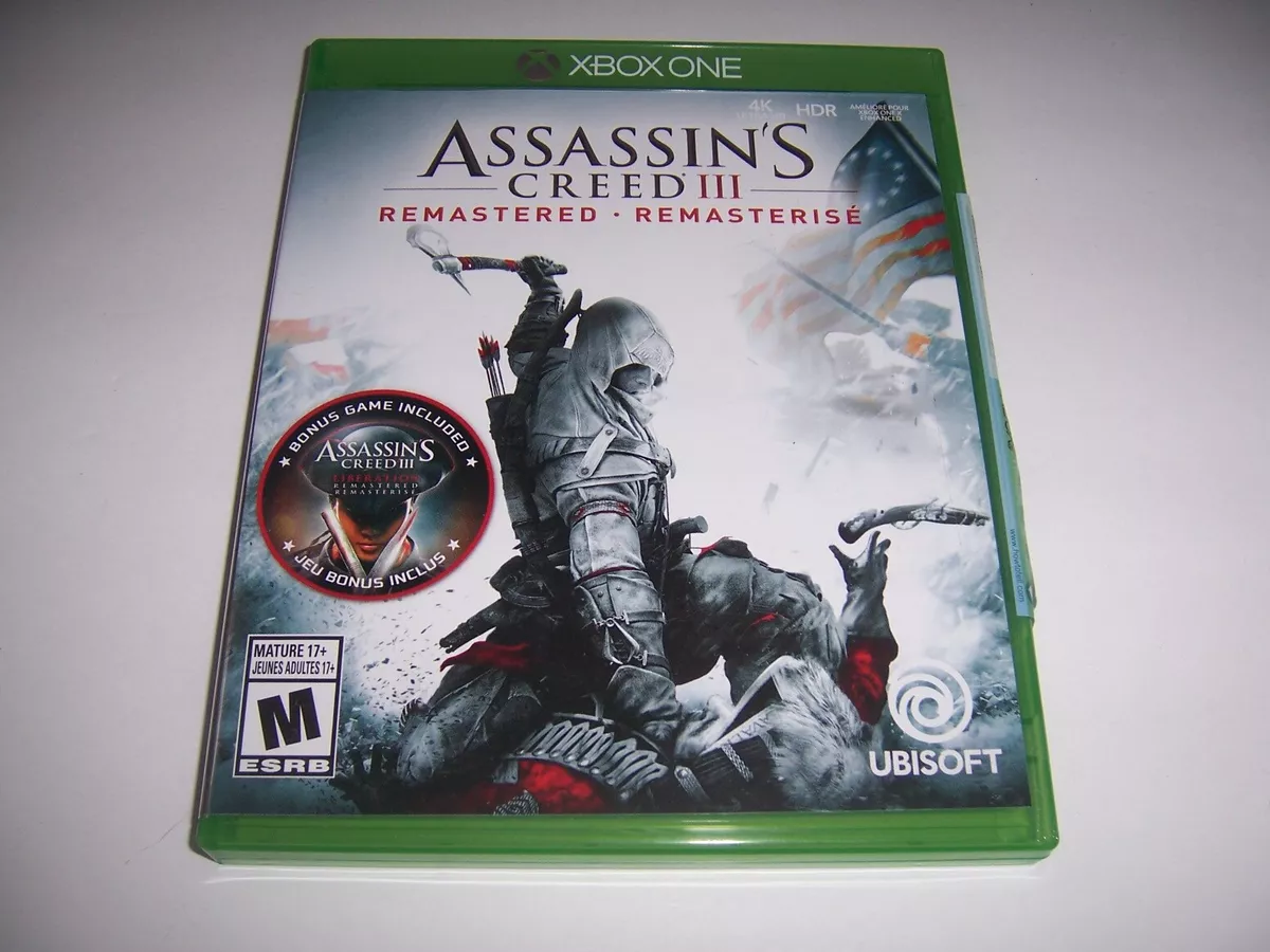 Replacement Case (NO GAME) Assassin's Creed III: Remastered Microsoft Xbox One