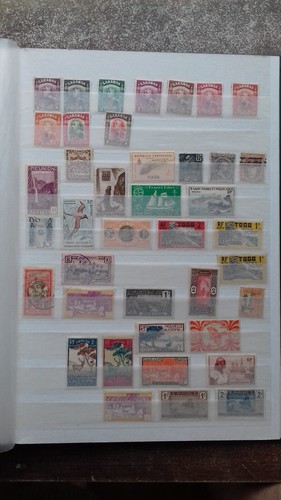 World stamp collection in 32 side Green WH Smith stamp stock book A4 size - 第 20/24 張圖片