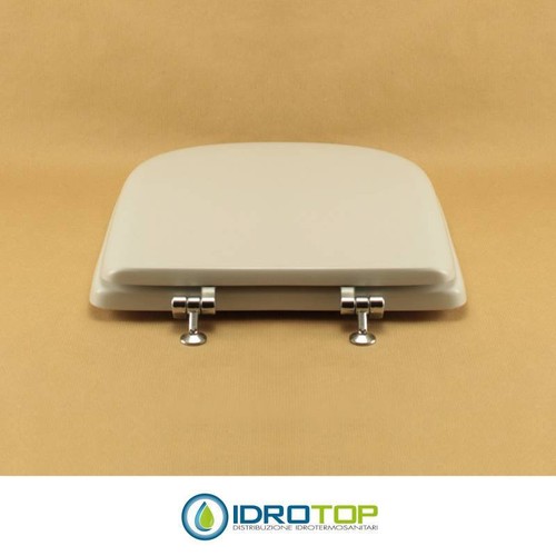 Copriwater Ideal Standard CALLA BIANCO I.S. Cerniera Cromo-Sedile-Asse Wc - Foto 5 di 8