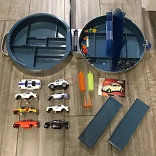 Zip Zaps Silver Case with Cars / Shells / Cones Radio Shack LOT