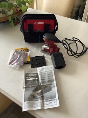 NEW IN NEW HUSKY CASE AUTHENTIC CHICAGO ELECTRIC ORBIT SANDER NO RES