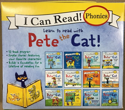 Pete the Cat 12-Book Phonics Fun! by James Dean (2017, Paperback) for ...