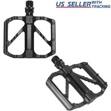 9/16" Bike Pedals MTB Road Bicycle Aluminum Alloy Metal Sealed Bearing Non-Slip