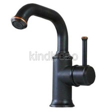 Black Oil Rubbed Brass Swivel Bathroom Kitchen Sink Basin Faucet Mixer Tap nf267
