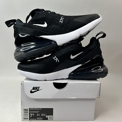 black and white nike air max 270 womens