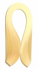 125 quilling paper strips in cream - 3mm  wide and 125 gsm
