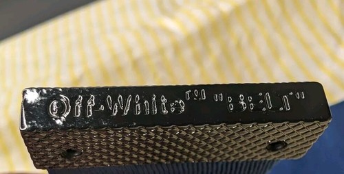 Cinturón Industrial Off-White 2013 Azul Real/Azul Virgil Abloh Original - Imagen 14 de 14