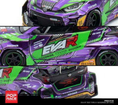 POP RACE PR64-143 Eva RT Test Type-01 Goodride Pandem Toyota GR
