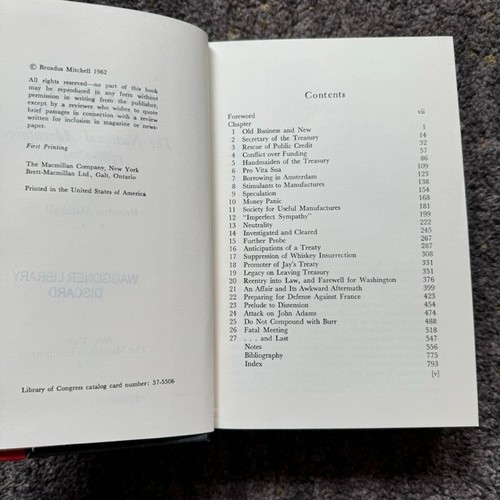 Alexander Hamilton:2 Bandsatz; Broadus Mitchell 1962 - Bild 12 von 13