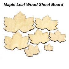 Maple Leaf Wood Sheet Board Crafting Materials Creative Wood Board Thick 3mm