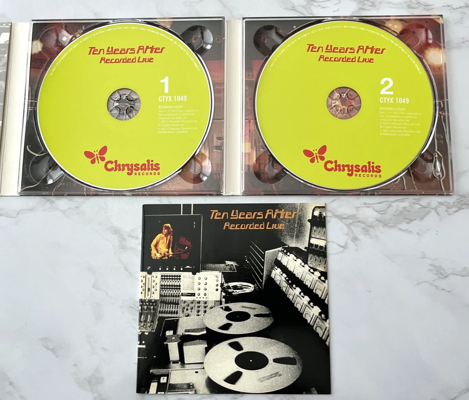 Ten Years After Recorded Live 2 CD Digipak EU IMPORT! 2013 BONUS TRACKS RARE OOP - Image 2 of 4