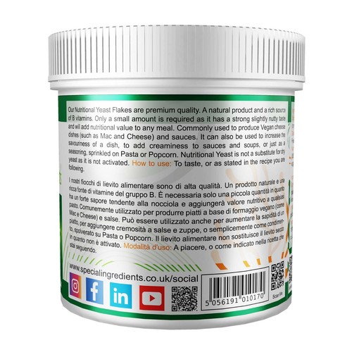 Nutritional Yeast Flakes - Premium Quality Vegan Friendly Non-GMO Gluten Free - Picture 4 of 29