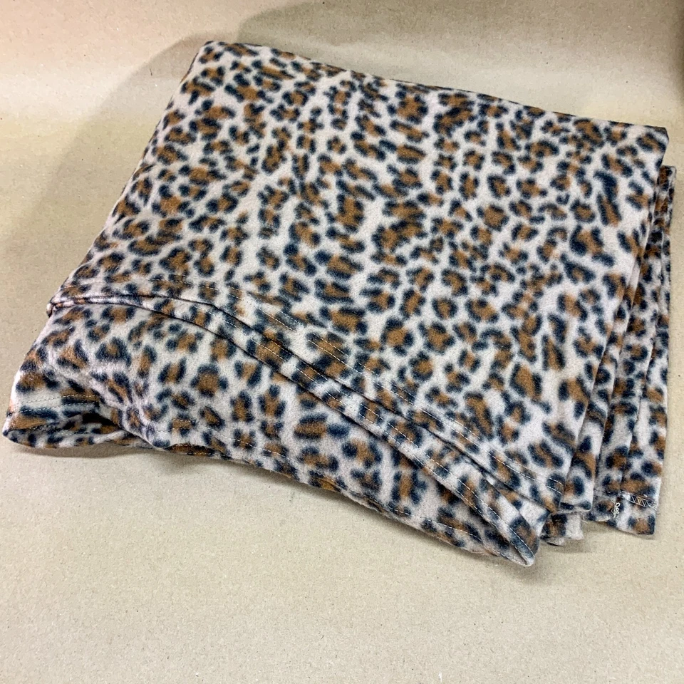 Leopard Print Snuggie Wild Side Super Soft Fleece Blanket with Sleeves with Box - Image 3 of 4