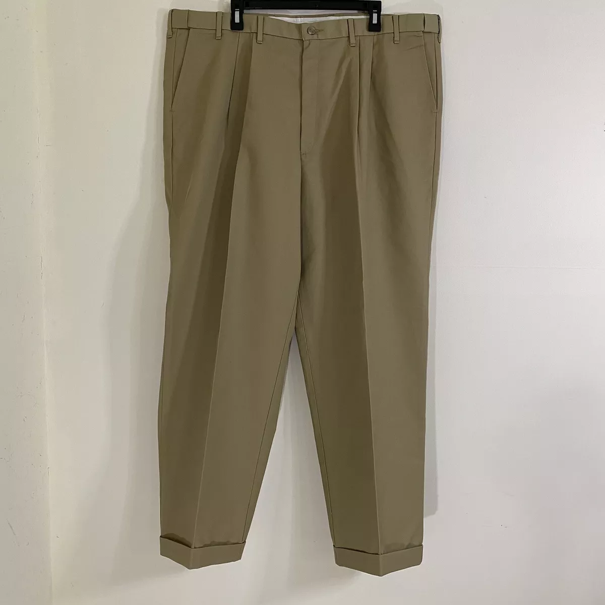 Mens cotton clearance khaki pants