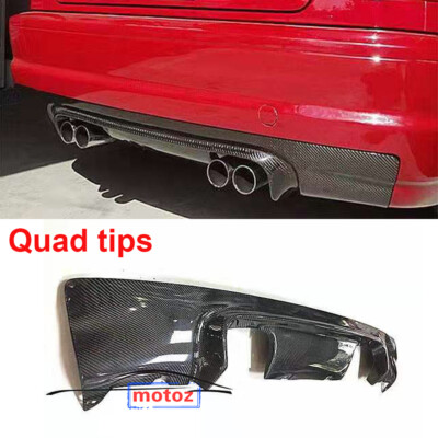 01-06 CARBON FIBER BMW E46 M3 NEW CSL TYPE REAR DIFFUSER SPOILER | eBay