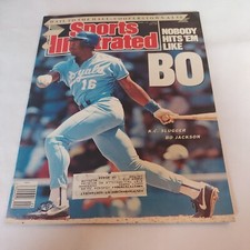 1989 June 12,  Sports Illustrated Magazine, K.C. Slugger Bo Jackson (MH416)