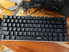 Ajazz Geek AK33 Wired Mechanical Gaming Keyboard LED Backlit for PC Laptop Mac