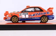 For Fine 1:64 Scale Orange #1 GC8 WRC Rally Sports Diecast Metal Car Toys