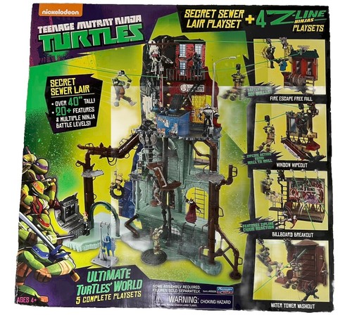 Nickelodeon Playmates #95052 TMNT Z-Line Ninjas BILLBOARD