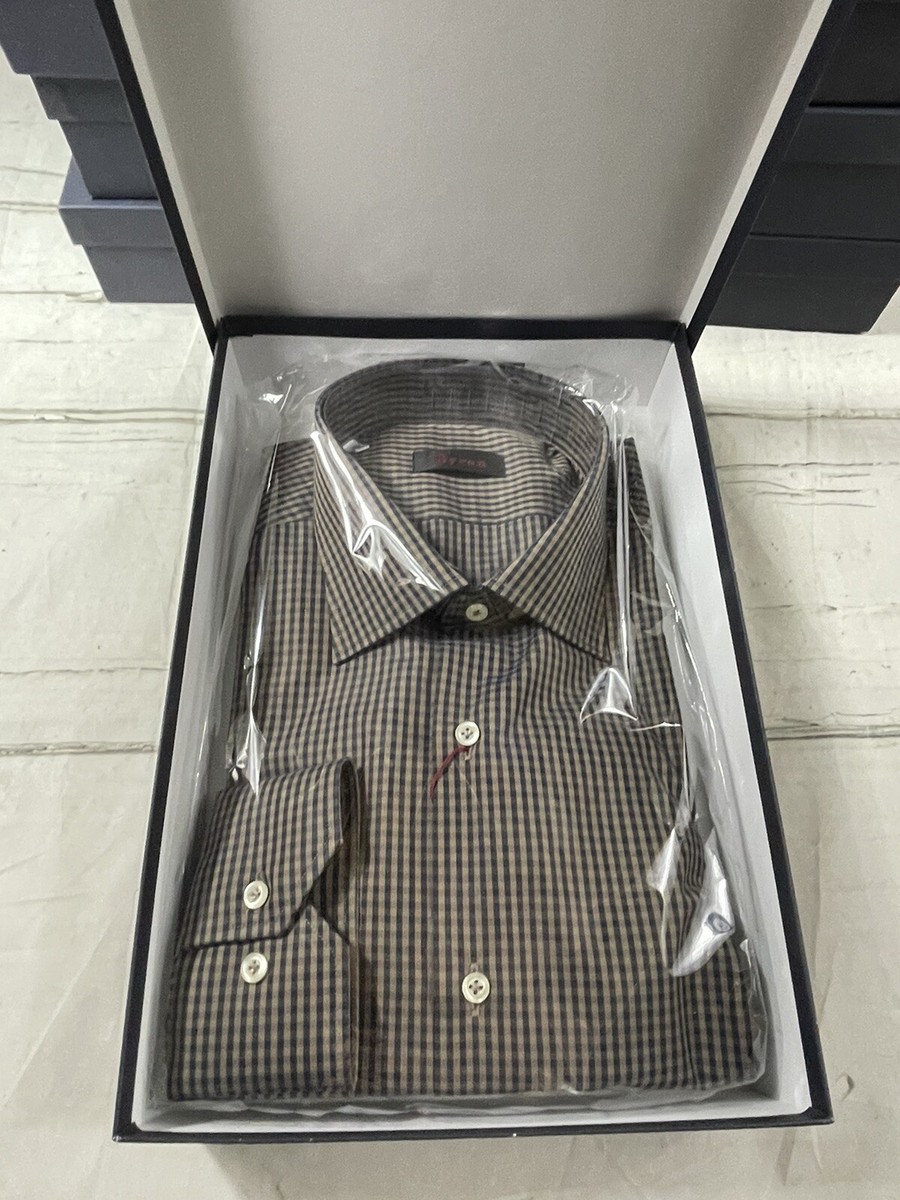 Luxury Byron British Style Tailored Fit Cotton Dress Button 16.5 - 42 NWT  $198 C