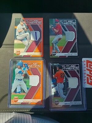 Panini Elite 4 Future Threads Lot ELDRIDGE,MILLER, GEORGE,  SULLIVAN 