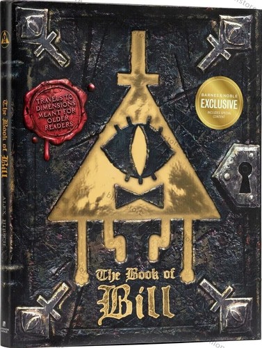 The Book of Bill Gravity Falls B&N Exclusive Edition Alex Hirsch Book Hardcover