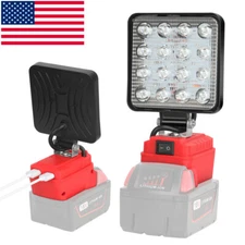 Wireless LED Work Light for Milwaukee for M18 18V Battery Cordless Tools