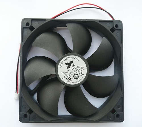 ARX CeraDyna FD1212-A1342E DC 12V 0.55A TP 12025 2PIN power supply Cooling Fan - Picture 2 of 13