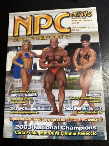 RARE NPC Magazine March April 2004 Vol 18, #2 Issue 97 - Vintage Bodybuilding
