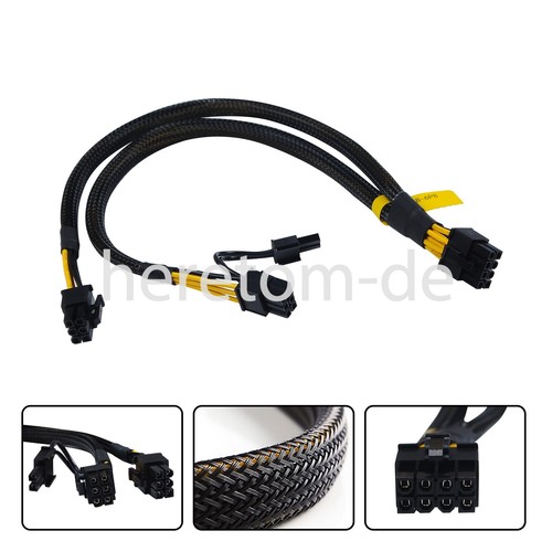8Pin zu 6+8Pin GPU Netzteil Kabel 215MM 43FF0 für Dell Präzision 3930 35CM - Bild 13 von 16