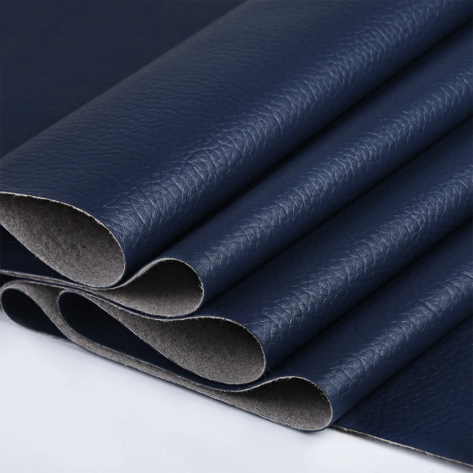 5 Yards 54"Wide Vinyl Faux Leather Fabric Auto Upholstery Marine Pleather Fabric - Image 3 of 4