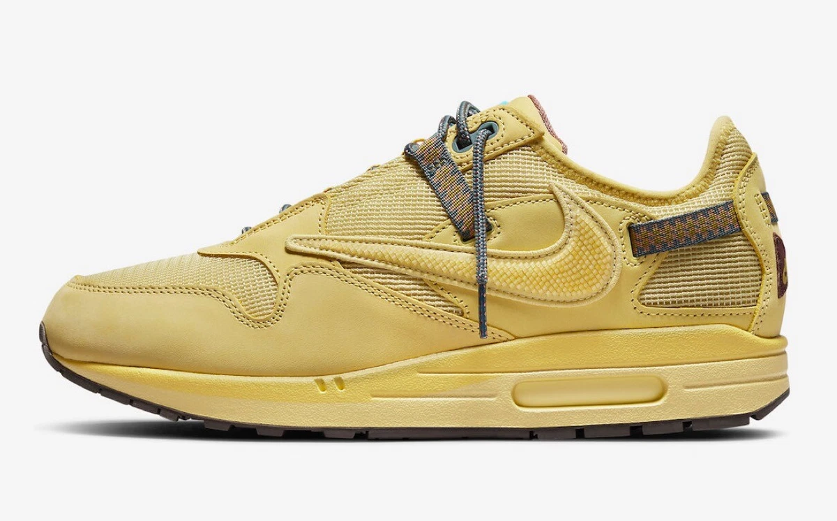 Nike Air Max 1 Travis Scott Cactus Jack Saturn Gold DO9392-700 Size 4-13