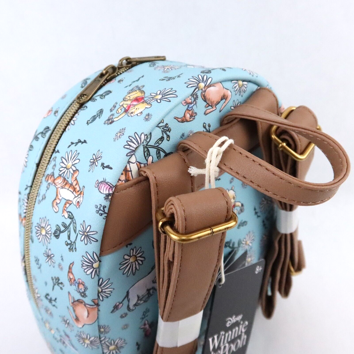Disney Winnie the Pooh Floral All Over Print Faux Leather Mini Backpack: BNWT Amazon.com | Loungefly Disney Winnie The Pooh Flowers Mini  main image 2