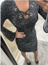 Michael Kors Paisley Party Cocktail Dress Size Medium M