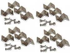 4 Sets Solar Panel Z Bracket Mount Mounting Set Rv Boat Off Grid