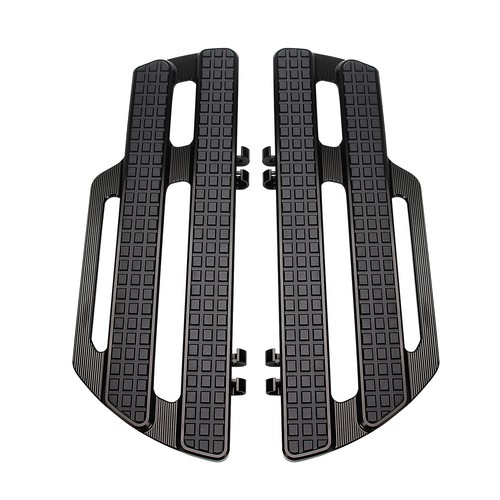 Pair Front Floorboards Foot Pegs For Harley FL Softail Fat Boy Touring Road King - Picture 11 of 11