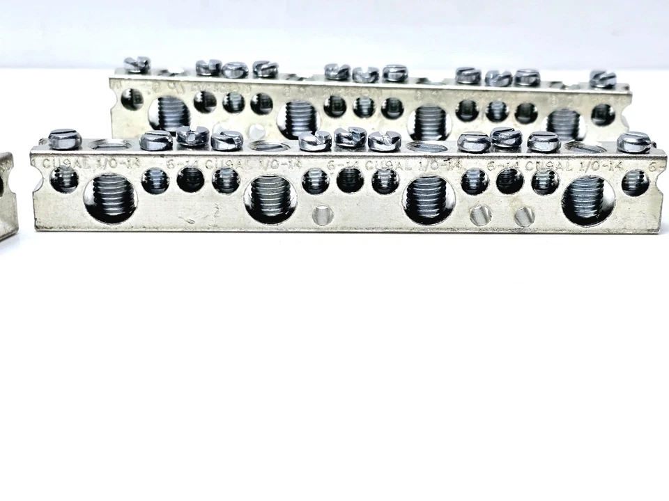4 CMC #1/0 -14 #6-14AWG 15 Position Dual Rated Aluminum Ground Neutral Bar AL9CU - Image 3 of 4