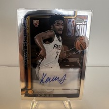 2025 Topps Chrome Rookie Refractor Autograph Kam Jones TCAR-KJ